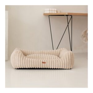 Legowisko premium dla psa i kota ortopedyczne beżowe - PALERMO BEIGE
