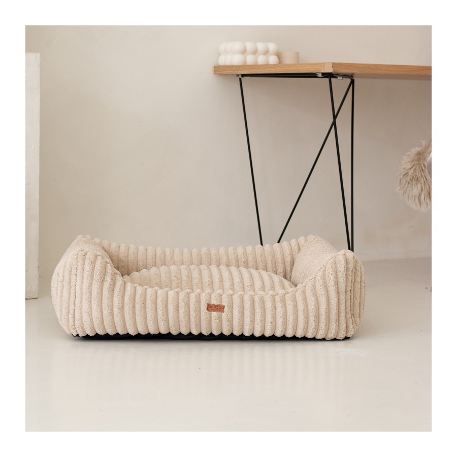 Legowisko premium dla psa i kota ortopedyczne beżowe - PALERMO BEIGE