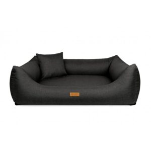 Legowisko dla psa i kota ortopedyczne ciemno szare - MODENA DARK GREY