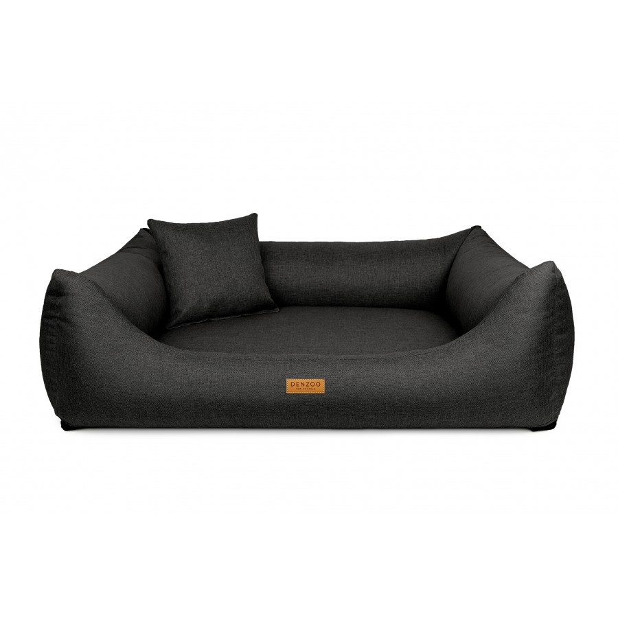 Legowisko dla psa i kota ortopedyczne ciemno szare - MODENA DARK GREY