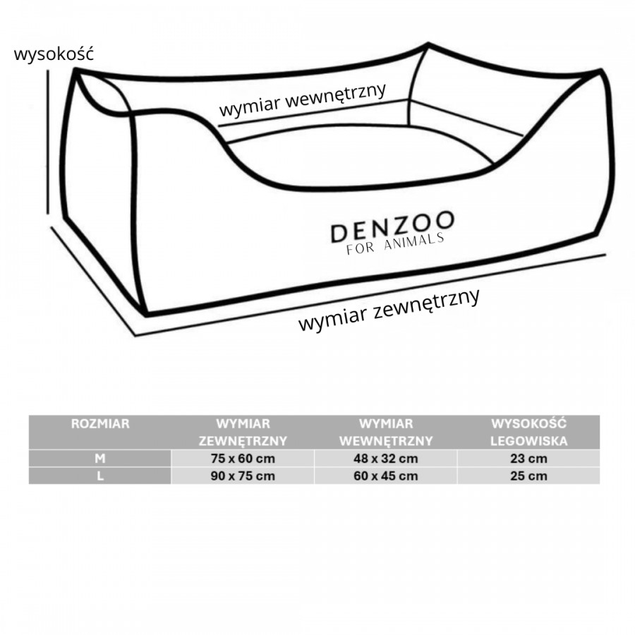 Legowisko dla psa i kota ortopedyczne szare - VERONA GREY - obrazek 8