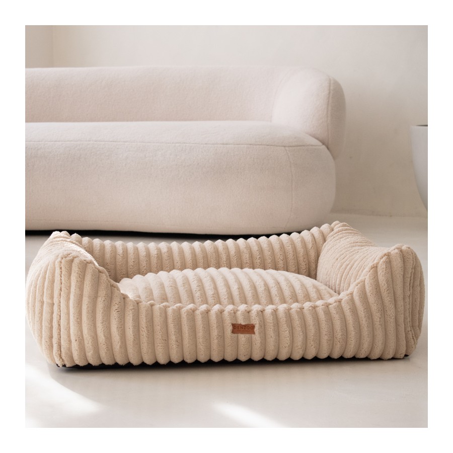 Legowisko premium dla psa i kota ortopedyczne beżowe - PALERMO BEIGE - obrazek 5